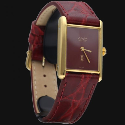 Montre Cartier Tank - Montre Vermeil 58 Facettes MT42249