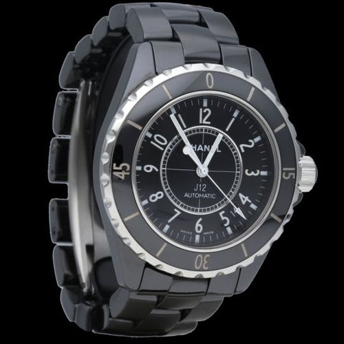 Montre Chanel J12 - Montre automatique 38 mm en céramique noire 58 Facettes MT40401