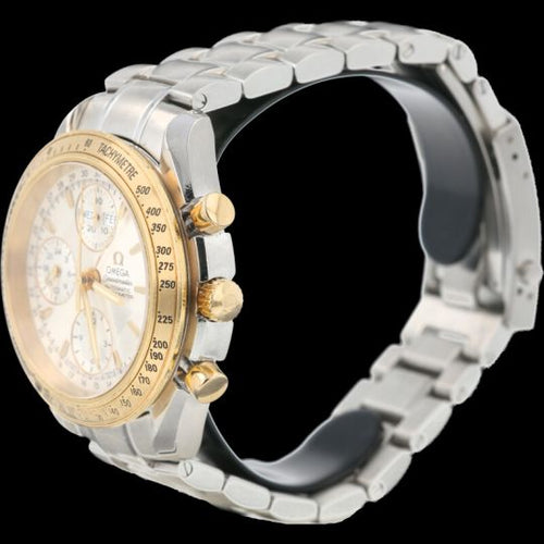 Montre Omega Speedmaster - Montre chronographe Day-Date en or jaune et acier 58 Facettes MT41891