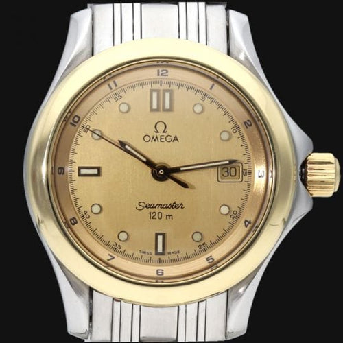 Montre Omega Seamaster 120M - Montre quartz femme en or jaune et acier 58 Facettes MT41908