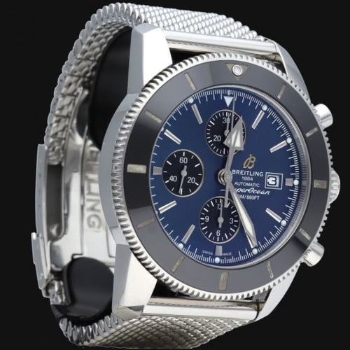 Montre Breitling Superocean Heritage II - Montre chronographe automatique homme en acier 58 Facettes MT42010