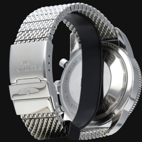 Montre Breitling Superocean Heritage II - Montre chronographe automatique homme en acier 58 Facettes MT42010