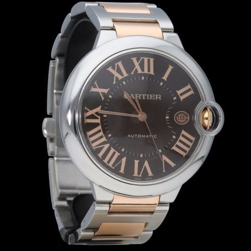 Montre Cartier Ballon Bleu - Montre femme en or rose et acier 42 mm 58 Facettes MT42460