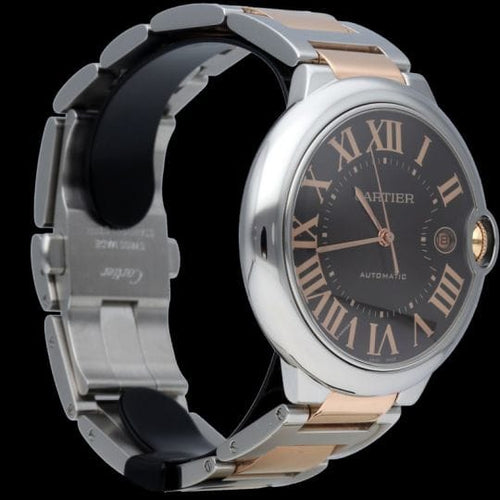 Montre Cartier Ballon Bleu - Montre femme en or rose et acier 42 mm 58 Facettes MT42460