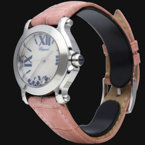 Montre Chopard Happy Sport - Montre femme à quartz en acier 30 mm 58 Facettes MT42473