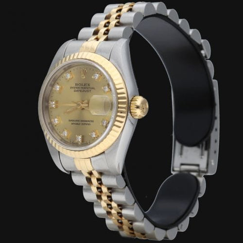 Montre Rolex Datejust - Montre femme 26 mm acier et or jaune 58 Facettes MT42413