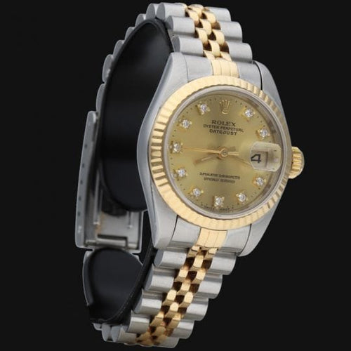 Montre Rolex Datejust - Montre femme 26 mm acier et or jaune 58 Facettes MT42413