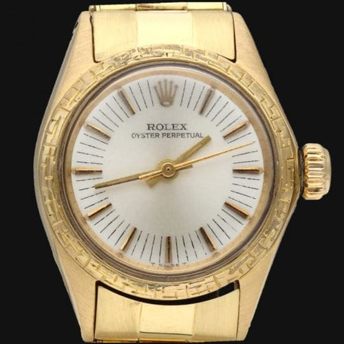 Montre Rolex Oyster Perpetual - Montre femme en or jaune 25 mm 58 Facettes MT42354