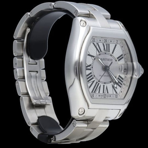 Montre Cartier Roadster GMT - Montre homme en acier 58 Facettes MT41699