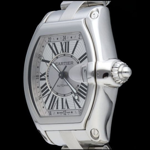 Montre Cartier Roadster GMT - Montre homme en acier 58 Facettes MT41699