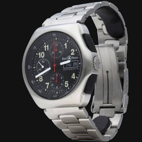 Montre Bell & Ross - Montre Space 3 42 mm acier 58 Facettes MT42397