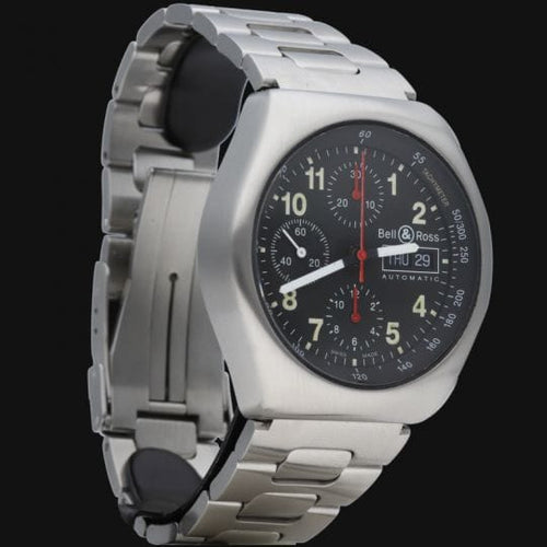 Montre Bell & Ross - Montre Space 3 42 mm acier 58 Facettes MT42397