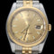 Montre Rolex Datejust - Montre 36 mm en or jaune et acier 58 Facettes MT42522