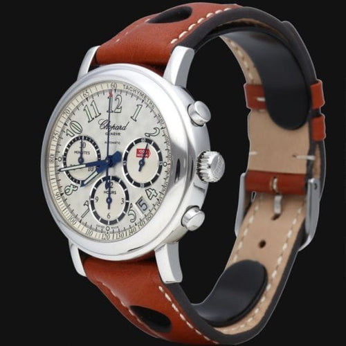Montre Chopard Mille Miglia - Montre chronographe automatique homme 39 mm acier 58 Facettes MT42488