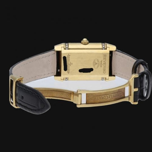 Montre Jaeger-LeCoultre Reverso Duetto - Montre femme en or jaune et diamants 58 Facettes MT42498