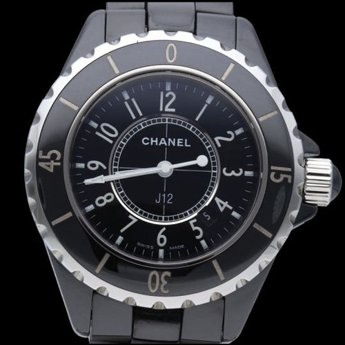 Montre Chanel J12 - Montre femme en céramique noire 33 mm 58 Facettes MT42547