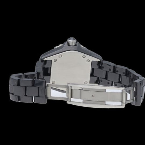 Montre Chanel J12 - Montre femme en céramique noire 33 mm 58 Facettes MT42547