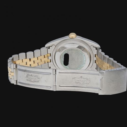 Montre Rolex Datejust - Montre 36 mm en or jaune et acier avec diamants 58 Facettes MT42528