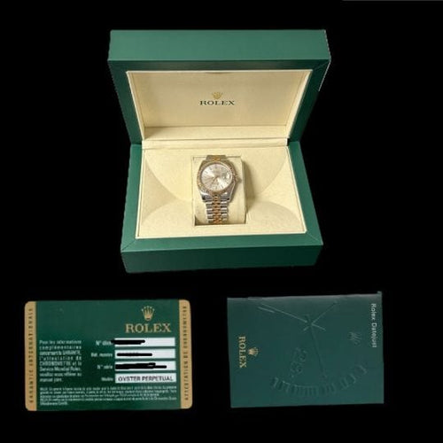 Montre Rolex Datejust - Montre 36 mm en or rose et acier 58 Facettes MT42556