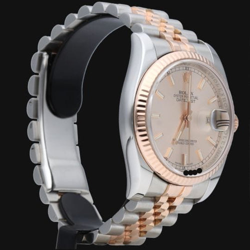 Montre Rolex Datejust 36 - Montre en or rose et acier 58 Facettes MT42672