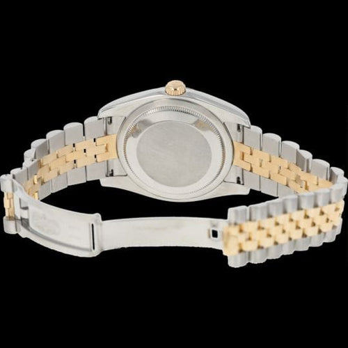 Montre Rolex Datejust - Montre 36 mm en or jaune et acier 58 Facettes MT42536