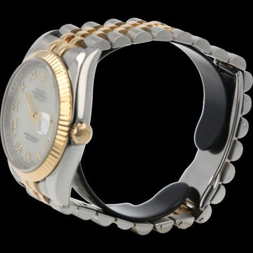 Montre Rolex Datejust - Montre 36 mm en or jaune et acier 58 Facettes MT42536