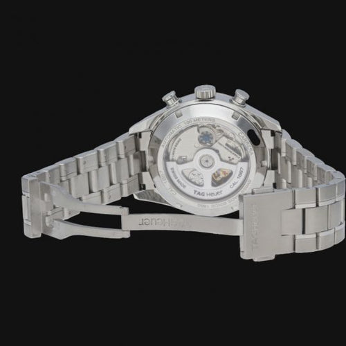 Montre TAG Heuer Carrera - Montre chronographe Calibre 1887 en acier 58 Facettes MT42770