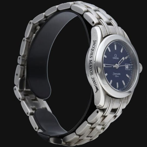 Montre Omega Seamaster 120M - Montre femme en acier, cadran bleu 58 Facettes MT42689