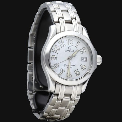 Montre Omega Seamaster - Montre femme à quartz en acier 27 mm 58 Facettes MT42686