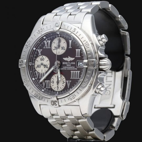 Montre Breitling Chronomat Cockpit - Montre chronographe automatique en acier 58 Facettes MT42037