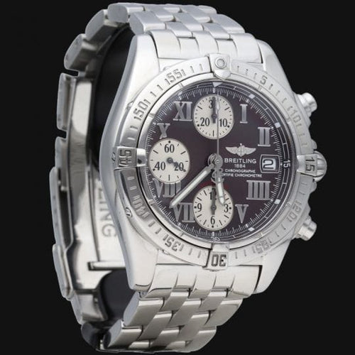 Montre Breitling Chronomat Cockpit - Montre chronographe automatique en acier 58 Facettes MT42037