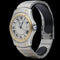Montre Cartier Santos Ronde - Montre femme en or jaune et acier 58 Facettes MT42557