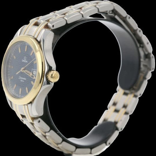 Montre Omega Seamaster 120M - Montre femme à quartz en or jaune et acier 58 Facettes MT42687