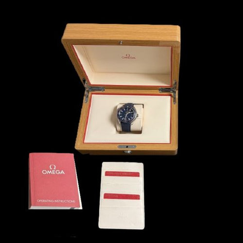 Montre Omega Seamaster Planet Ocean GMT - Montre homme 44 mm en acier 58 Facettes MT42798