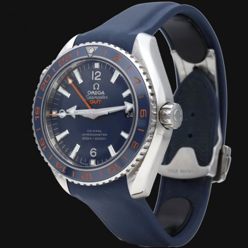 Montre Omega Seamaster Planet Ocean GMT - Montre homme 44 mm en acier 58 Facettes MT42798