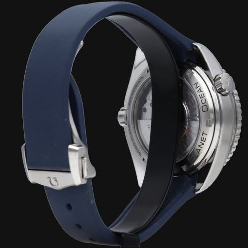 Montre Omega Seamaster Planet Ocean GMT - Montre homme 44 mm en acier 58 Facettes MT42798