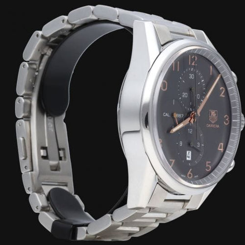 Montre TAG Heuer Carrera - Montre chronographe Calibre 1887 en acier 58 Facettes MT42823
