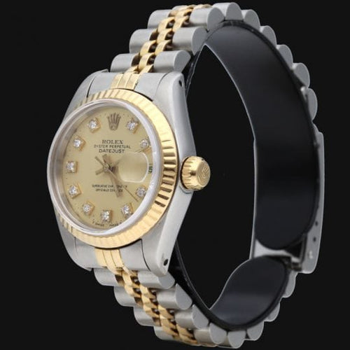 Montre Rolex Datejust - Montre femme 26 mm acier et or jaune 58 Facettes MT42412