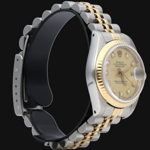 Montre Rolex Datejust - Montre femme 26 mm acier et or jaune 58 Facettes MT42412