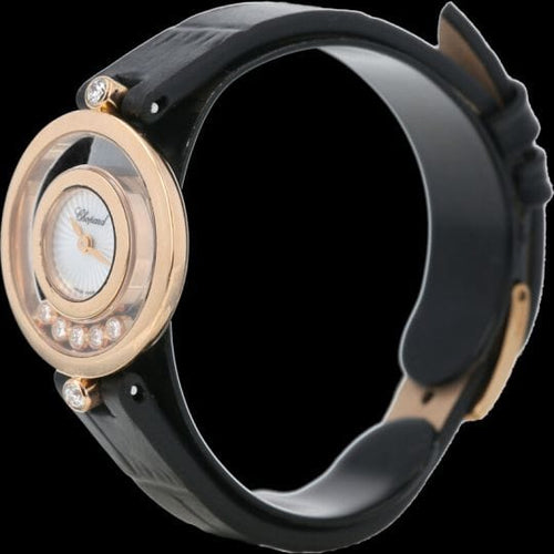 Montre Chopard Happy Diamonds - Montre femme en or rose et diamants 58 Facettes MT42512