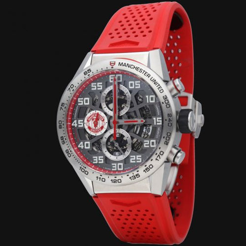 Montre TAG Heuer Carrera - Montre homme Calibre Heuer 01 en acier 58 Facettes MT42691