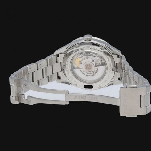 Montre TAG Heuer Carrera - Montre Calibre 5 automatique acier 39 mm 58 Facettes MT42821