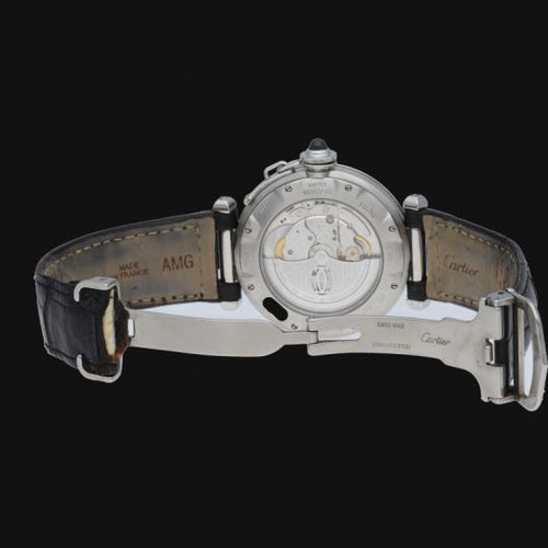 Montre Cartier Pasha - Montre automatique en acier 38 mm 58 Facettes MT42743