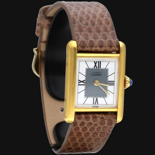 Montre Cartier Tank Vermeil - Montre femme à quartz 58 Facettes MT42664