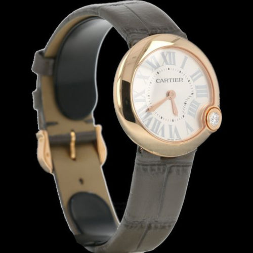 Montre Cartier Ballon Blanc - Montre femme en or rose 30 mm 58 Facettes MT42928