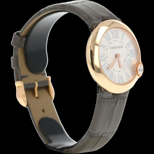 Montre Cartier Ballon Blanc - Montre femme en or rose 30 mm 58 Facettes MT42928