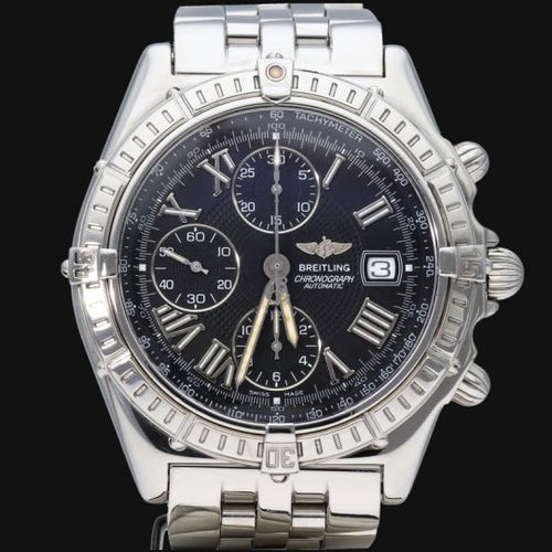 Montre Breitling Crosswind - Montre chronographe automatique homme en acier 58 Facettes MT42008