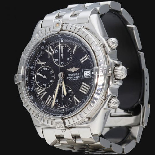 Montre Breitling Crosswind - Montre chronographe automatique homme en acier 58 Facettes MT42008