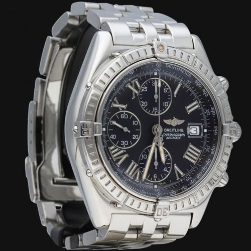 Montre Breitling Crosswind - Montre chronographe automatique homme en acier 58 Facettes MT42008