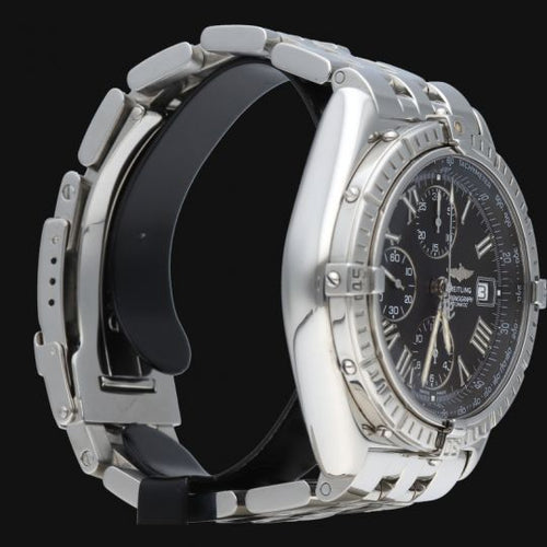 Montre Breitling Crosswind - Montre chronographe automatique homme en acier 58 Facettes MT42008